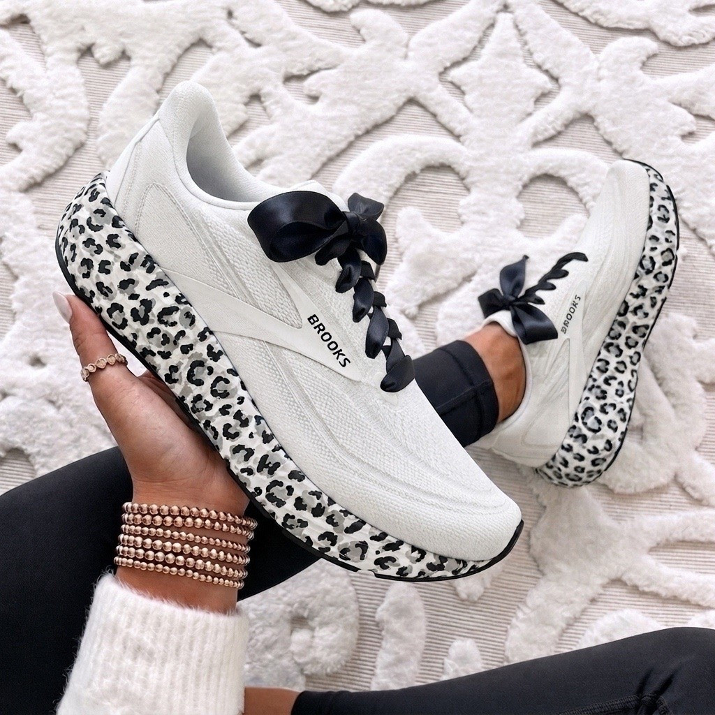 The cutest everyday sneaker just got even better. 🤍 The Brooks Revel 9 in the white leopard colorway. They’re lightweight, super comfortable, and cute enough to wear with leggings, denim, or your favorite athleisure sets.

Fit: They run true to size with a comfortable, secure fit. The cushioned feel makes them great for all day wear, whether you’re running errands, heading to the parks, or getting your steps in. If you’re between sizes or prefer a roomier toe box, consider going up a half size.