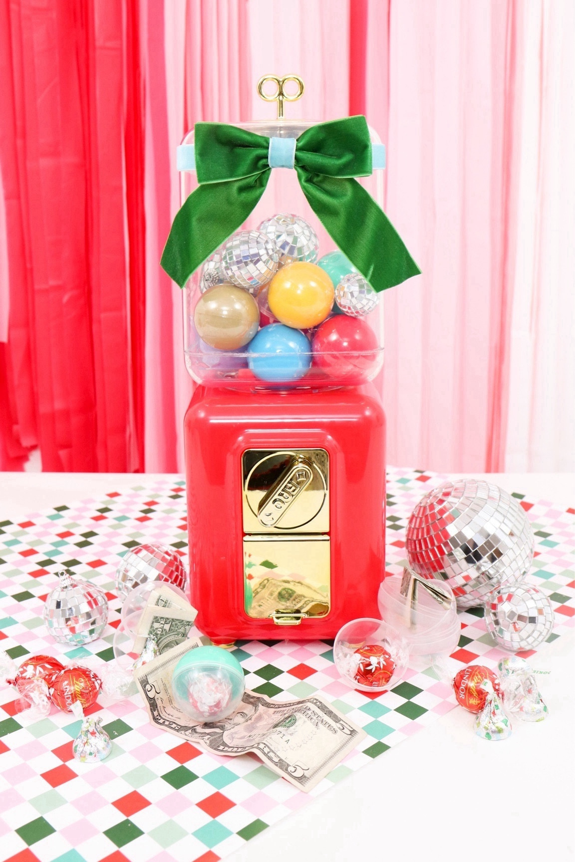 Vending machine advent calendar!
The advent idea I came up with on a whim that’s now become our favorite tradition (and sells out every year!) 🪩 Don’t miss your chance to try it this season!

💡 P.S. There are new themed color options this year — including Princess 👑 and Bluey 💙 

My kids LOVED this idea 🙌 — each day they get to press the button and see what they vended today! 🎁
From cash 💵 and candy 🍬 to tiny surprises and clues to bigger gifts — every day feels like a win!

I filled it with  balls (including a few disco ones ✨ because why not).
Add a festive bow & it’s ready to go for December 🎄They always go quick — so don’t wait this time!

I also found extra ball packs which I’ve used to fill it up with 24 balls for the advent! 
I added some disco balls for sparkle & a festive bow and we are good to go for this year!
***alternatives in the list if this one is out of stockk

#adventcalendar #uniqueadventcalendar #adventcalenderideas #teengiftideas #giftguideforteens#LTKkids

#LTKGiftGuide #LTKHoliday #LTKKids