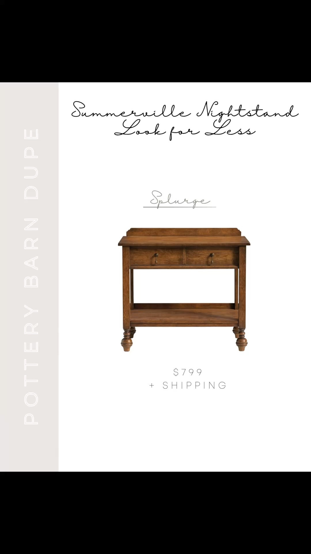 The Pottery Barn Summerville nightstand look for so much less 🤍 This dupe gives you that same warm, classic look without the splurge — the perfect finishing piece for an elevated bedroom. Some great options are on sale for Labor Day right now! Linking it here.

#LTKSaleAlert #LTKHome