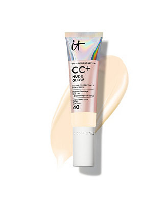 CC+ Nude Glow Lightweight Foundation + Glow Serum SPF 40 | Macy's