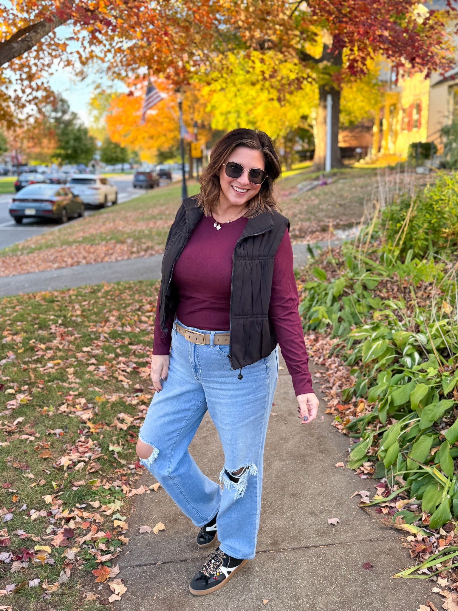 Exploring New Milford, CT w/ an easy style for Fall. 

#LTKSeasonal #LTKMidsize #LTKOver40