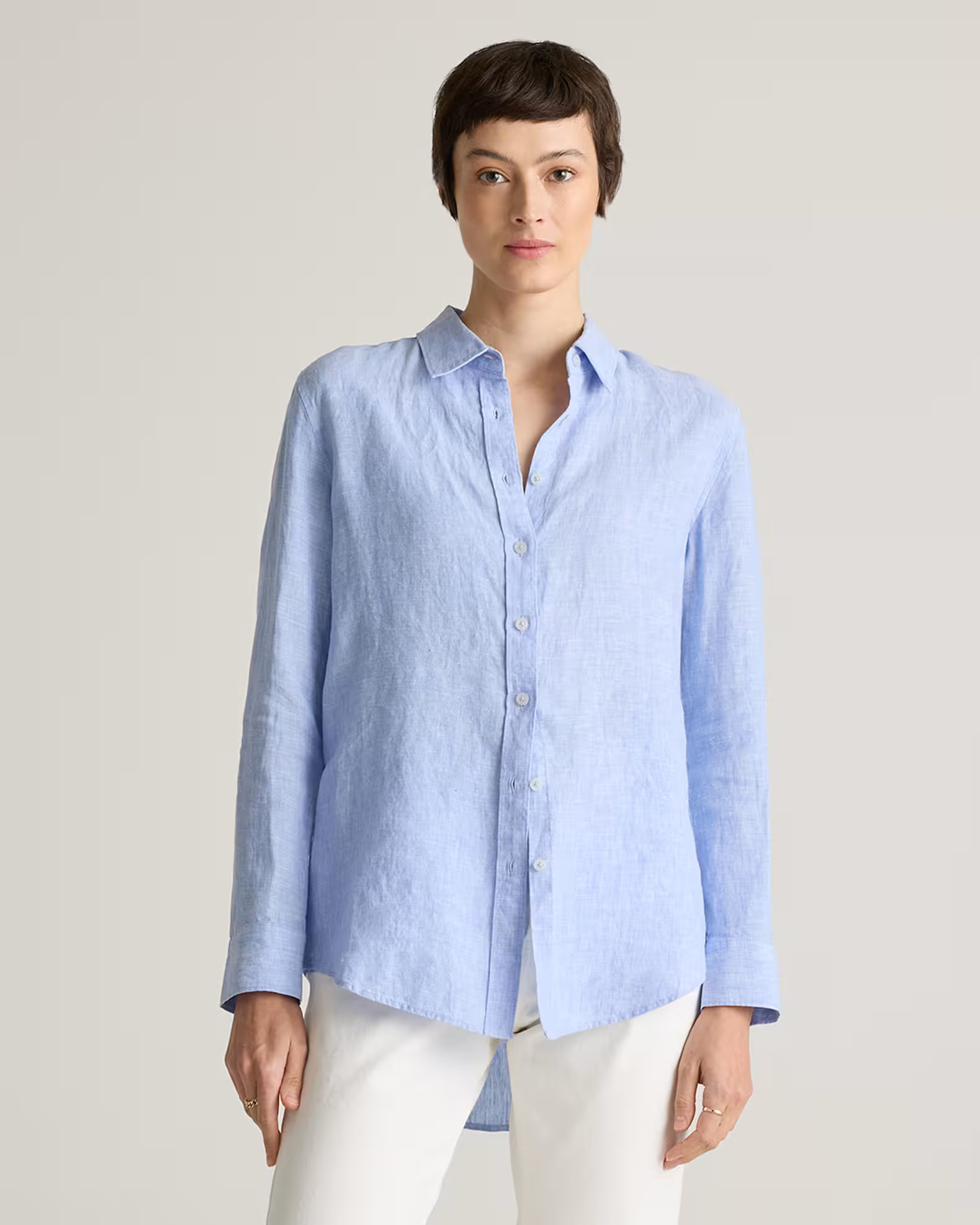 100% European Linen Long Sleeve Shirt | Quince
