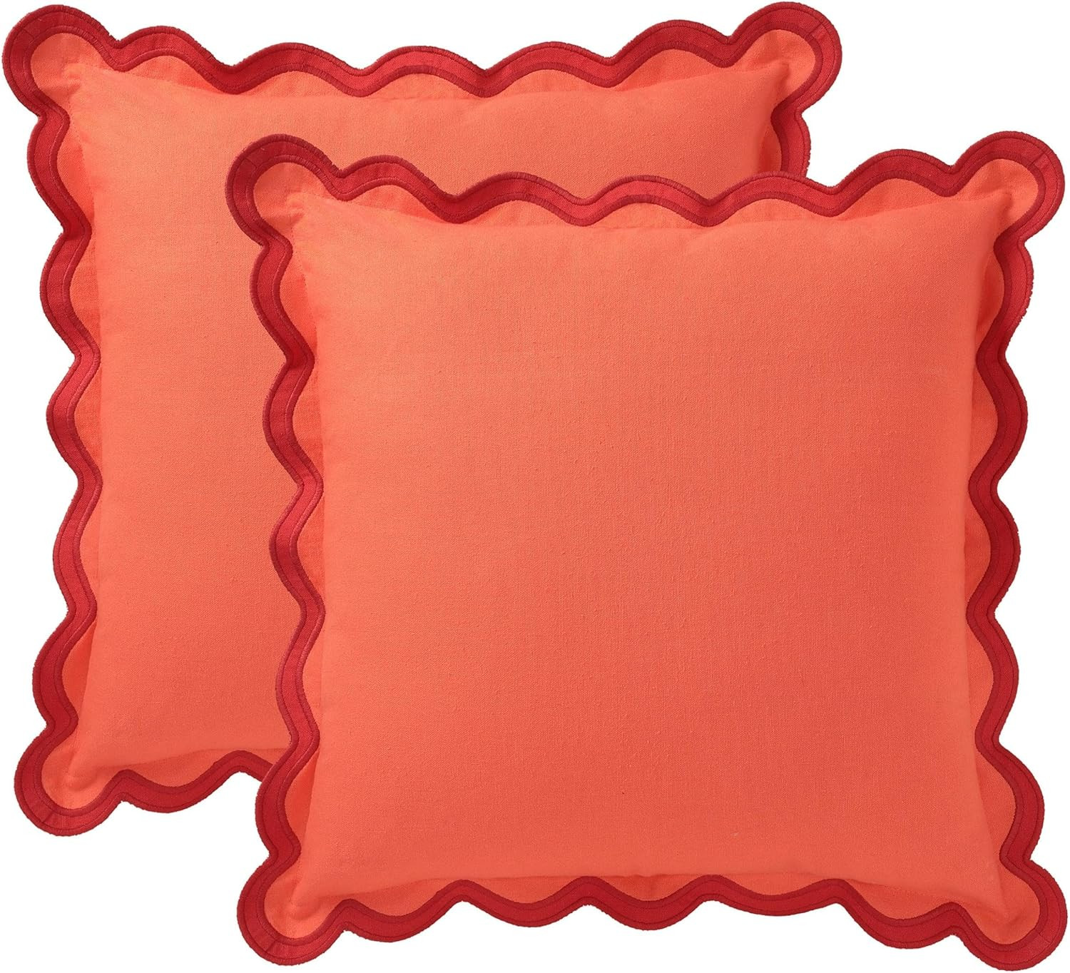 Folkulture Christmas Throw Pillow Covers for Couch, 18x18 Decorative Pillows for Living Room, 100... | Amazon (US)