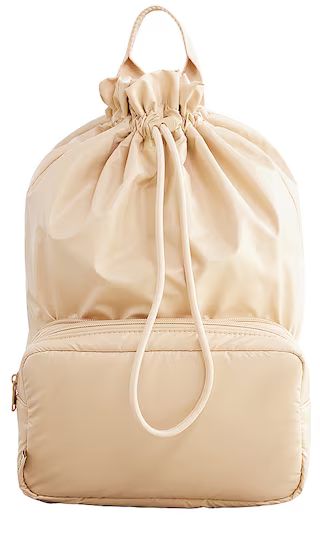 BEIS The Expandable Puffy Pouch in Beige. | Revolve Clothing (Global)