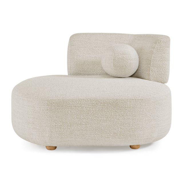 Better Homes & Gardens Juliet Modern Boucle Chaise, Pearl | Walmart (US)