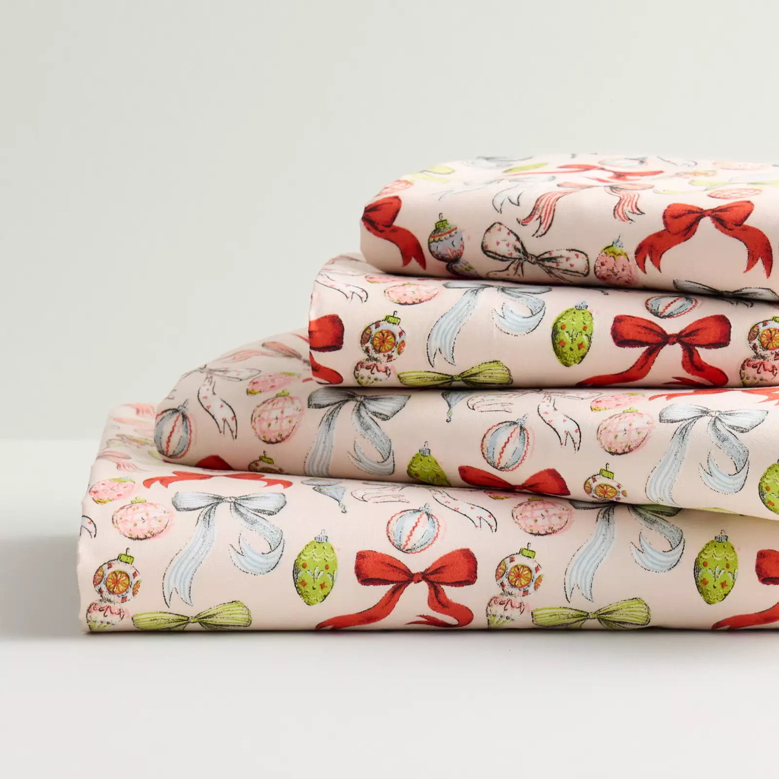 Cuddl Duds® Microfiber Sheet Set with Pillowcases, Bows | Kohl's