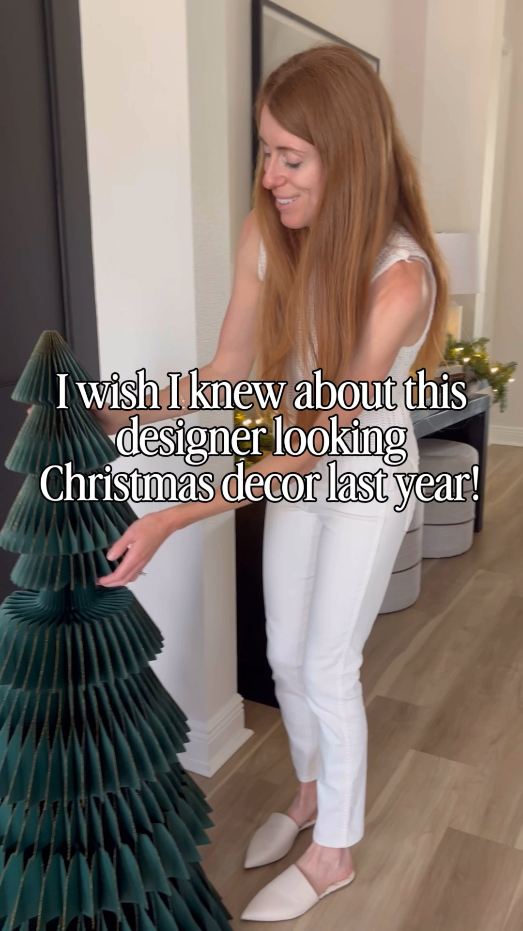 The prettiest accordion Christmas tree that gives the designer feel and saves you over $100! It folds down to nothing- so easy to store!

Holiday home decor
Christmas decor 

#LTKSaleAlert #LTKHome #LTKHoliday