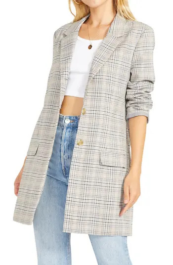 BB DAKOTA BY STEVE MADDEN BB Dakota Plaid Behavior Plaid Blazer | Nordstromrack | Nordstrom Rack