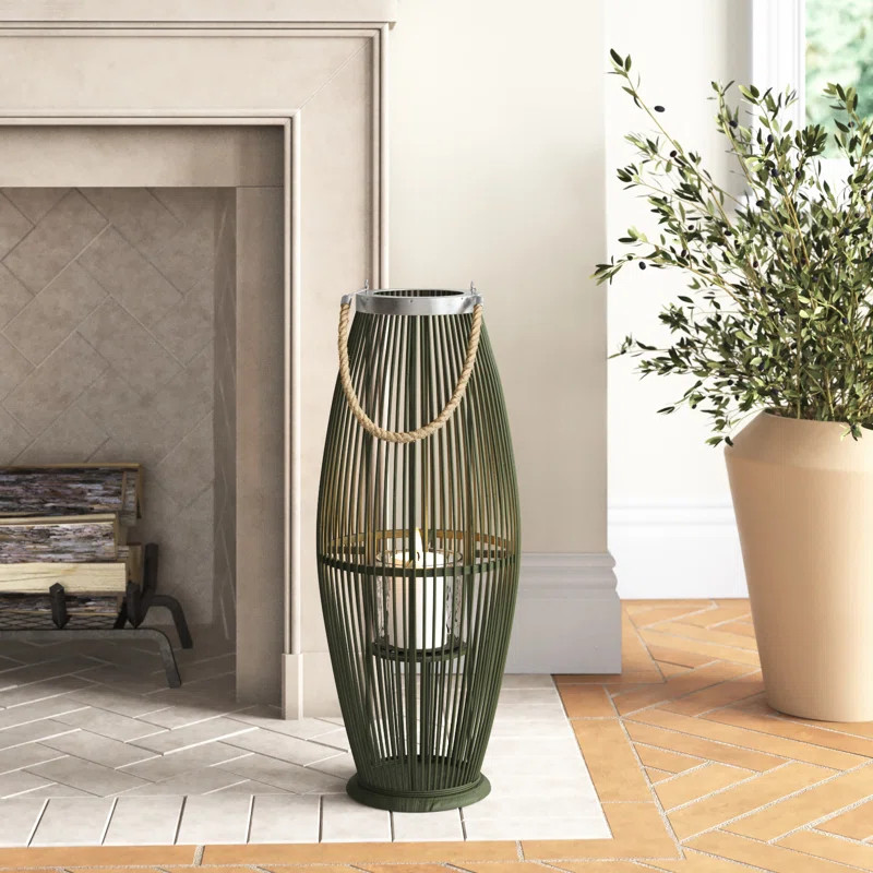 Bamboo Floor Lantern | Wayfair North America