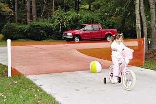 KidKusion Retractable Driveway Guard for Outdoors, 25 ft, 1 CT, Orange | Walmart (US)