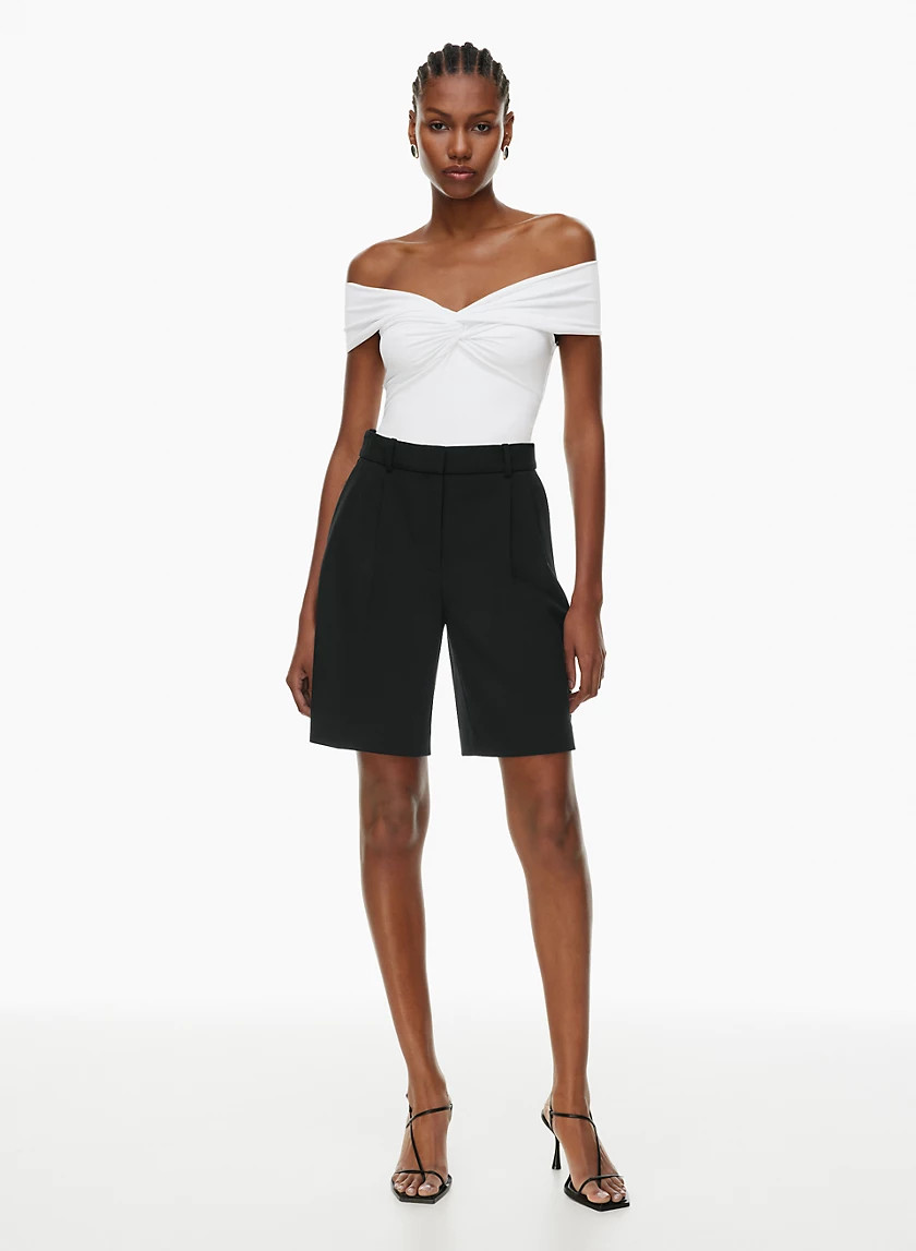 CONTOUR TWIST OFF-SHOULDER TOP | Aritzia