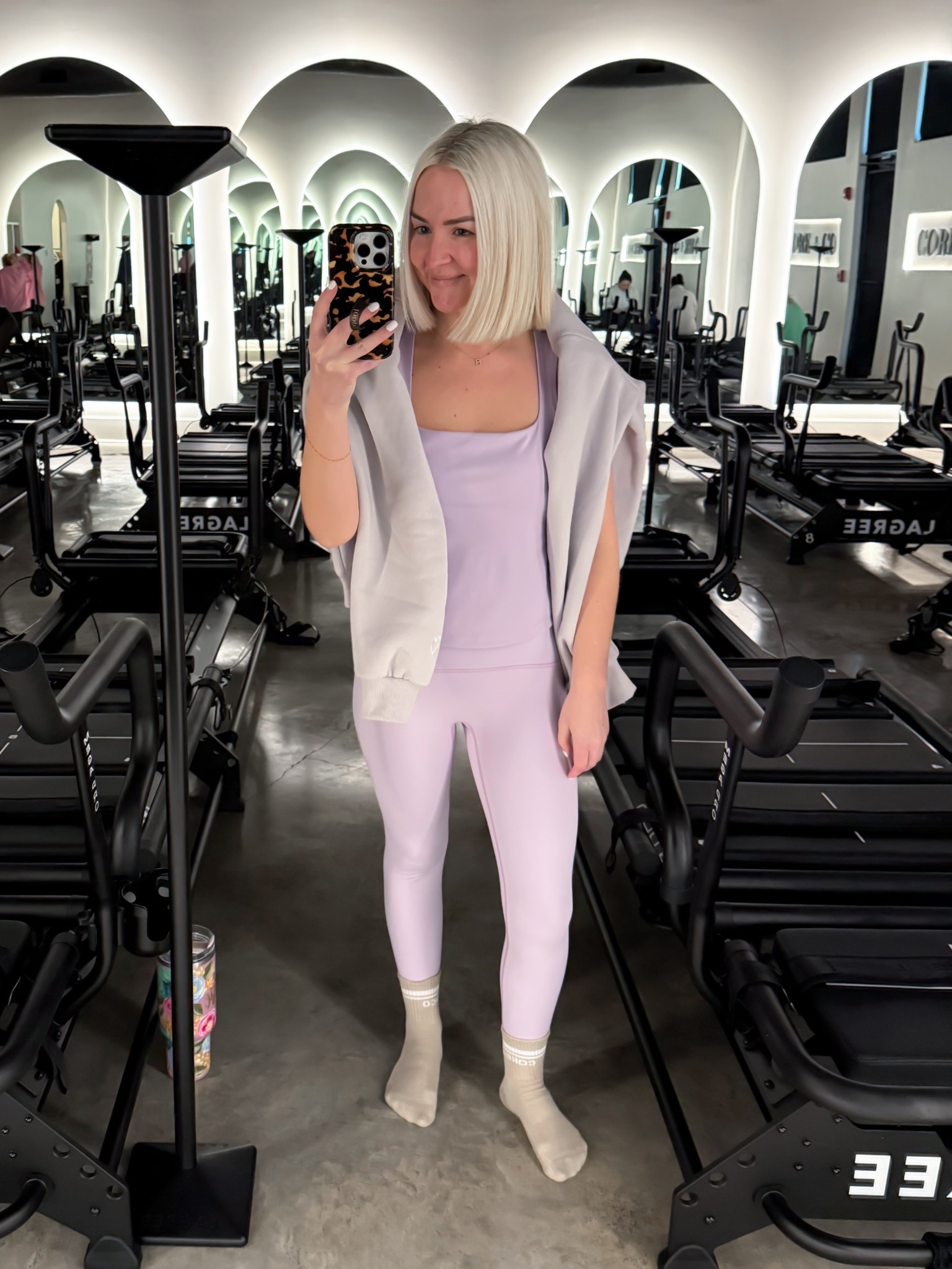 Lavender workout set - small leggings, small top (needed the XS top, runs big)

#LTKfitnessgoals #LTKActive