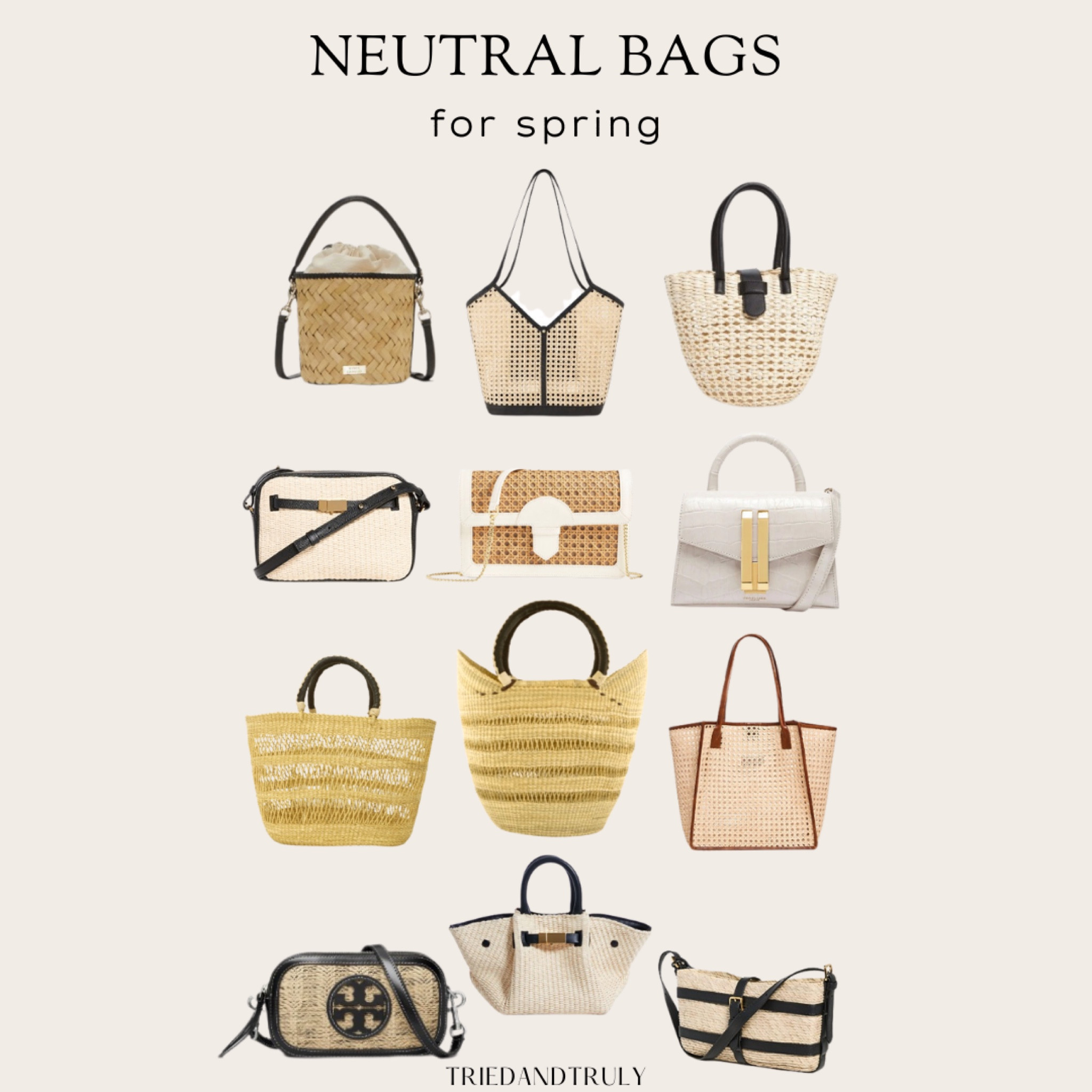 Neutral bags for spring 


Handbag crossbody tote raffia straw

#LTKGiftGuide #LTKstyletip #LTKitbag