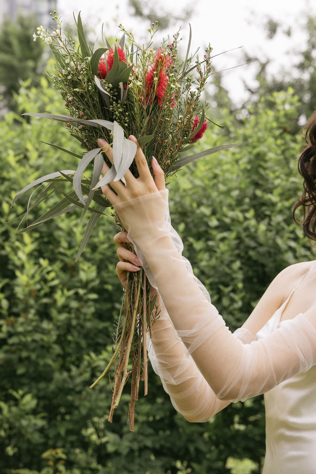 Custom Fingerless Gloves Bridal Gloves - Ivory Gloves Long Gloves Boho Wedding Gloves Elegant Off... | Etsy (US)