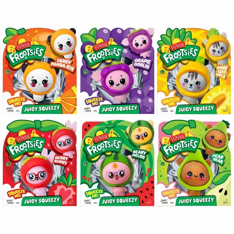 Ja-Ru Funsie Frootsies Juicy Squeezy-Styles Vary-1 Piece all ages novelty toy | Walmart (US)