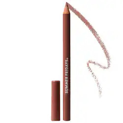 Summer Fridays SoftLine Lip Liner Long-Lasting Lip Pencil Rose - warm rosy pink | Sephora (US)