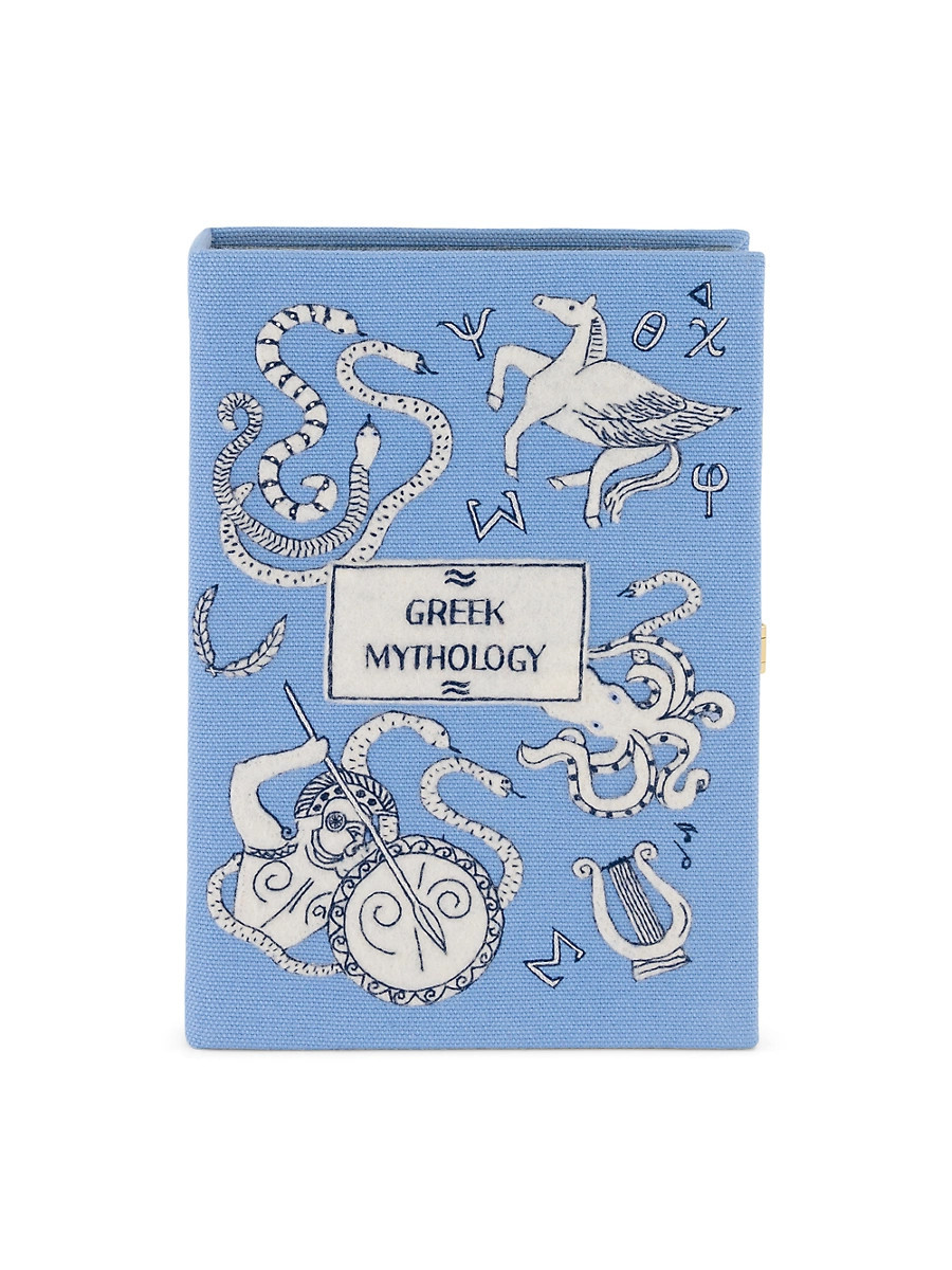 Women's Greek Mythology Embroidered Book Clutch - Hortensia | Saks Fifth Avenue