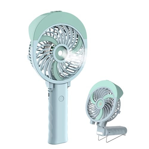 HandFan Hand Misting Fan Atomization Fan Handheld Fan Mini Portable Foldable Fan USB Rechargeable Portable Cooler for Travel/Camping/Outdoor | Amazon (US)