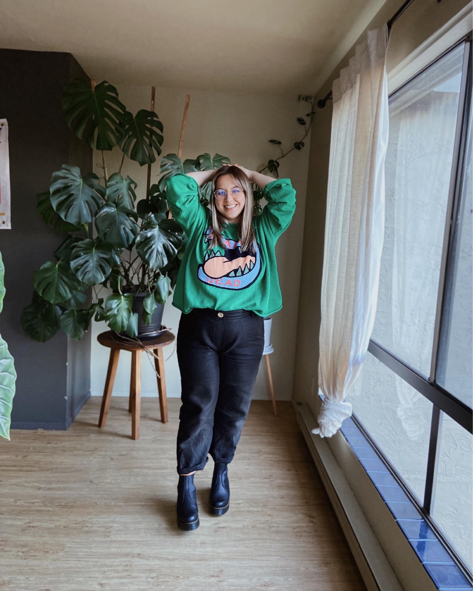 sweater - braindead, winter ‘22 launch, similar linked
pants - linenfox
boots - linked!
💚

#LTKunder50 #LTKworkwear #LTKunder100