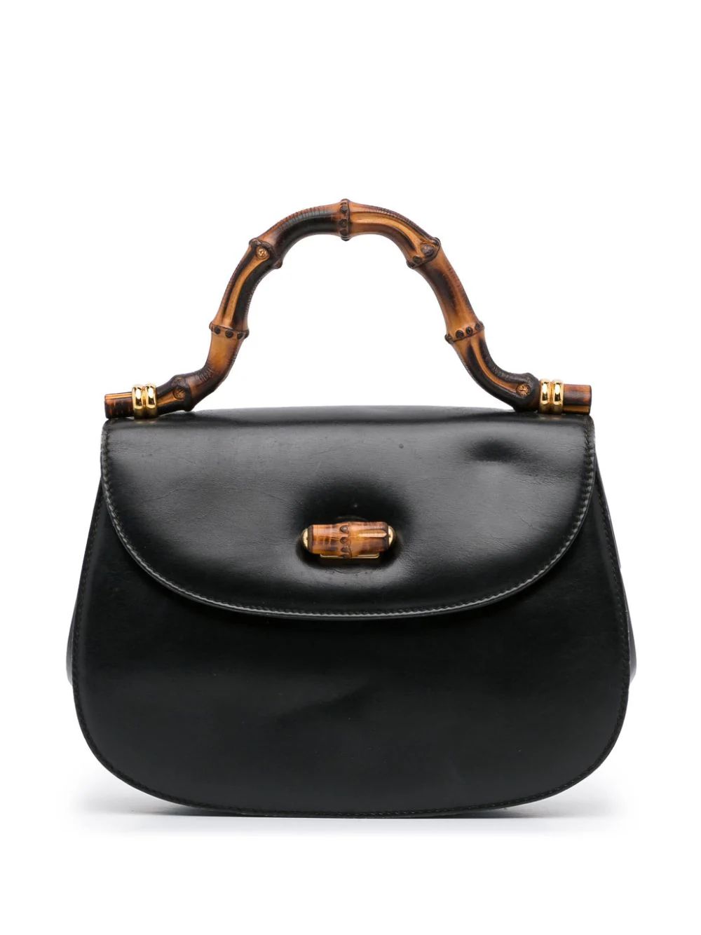Gucci Pre-Owned 2000-2015 Pre-Owned Gucci Small Bamboo Top Handle Flap Handbag - Farfetch | Farfetch Global
