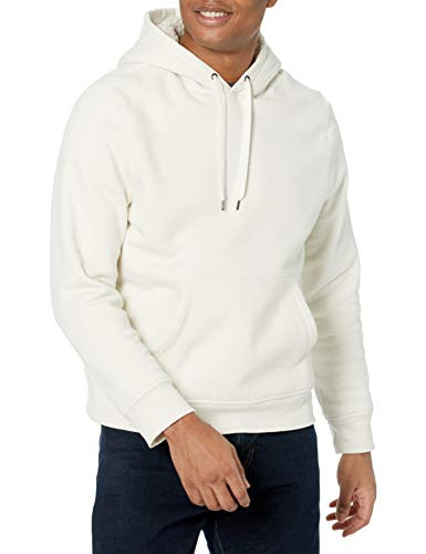 Amazon Essentials Men's Sherpa-Lined Pullover Hoodie, Off-white, X-Small | Amazon (US)