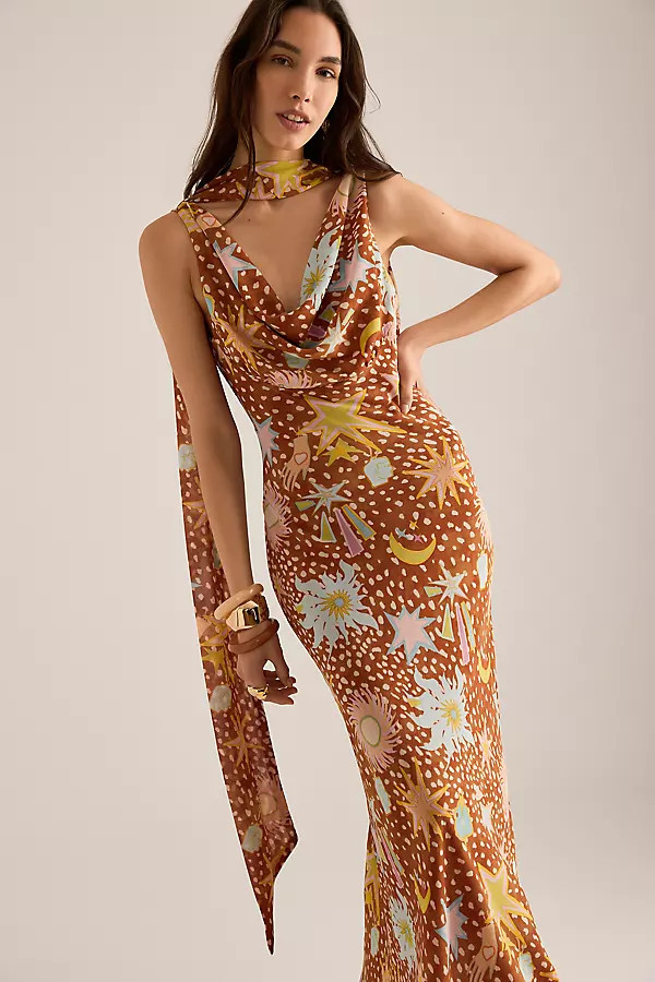 Never Fully Dressed Sophie Star Fawn Maxi Dress | Anthropologie (UK)