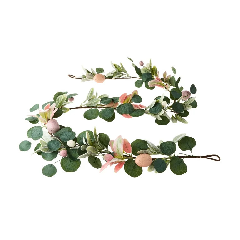 Easter Green Lamb's Ear Garland, 6 ft, by Way To Celebrate - Walmart.com | Walmart (US)