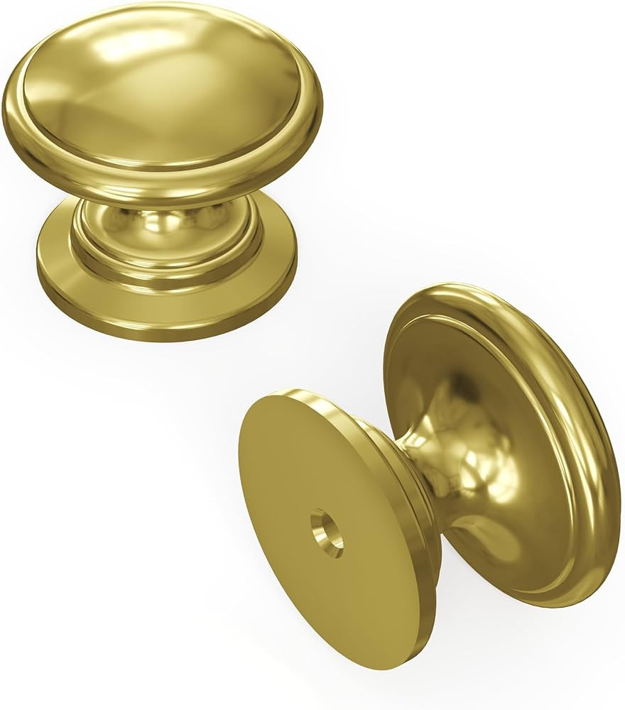 Hickory Hardware 10 Pack Solid Core Kitchen Cabinet Knobs, Luxury Cabinet and Dresser Knobs, Hand... | Amazon (US)