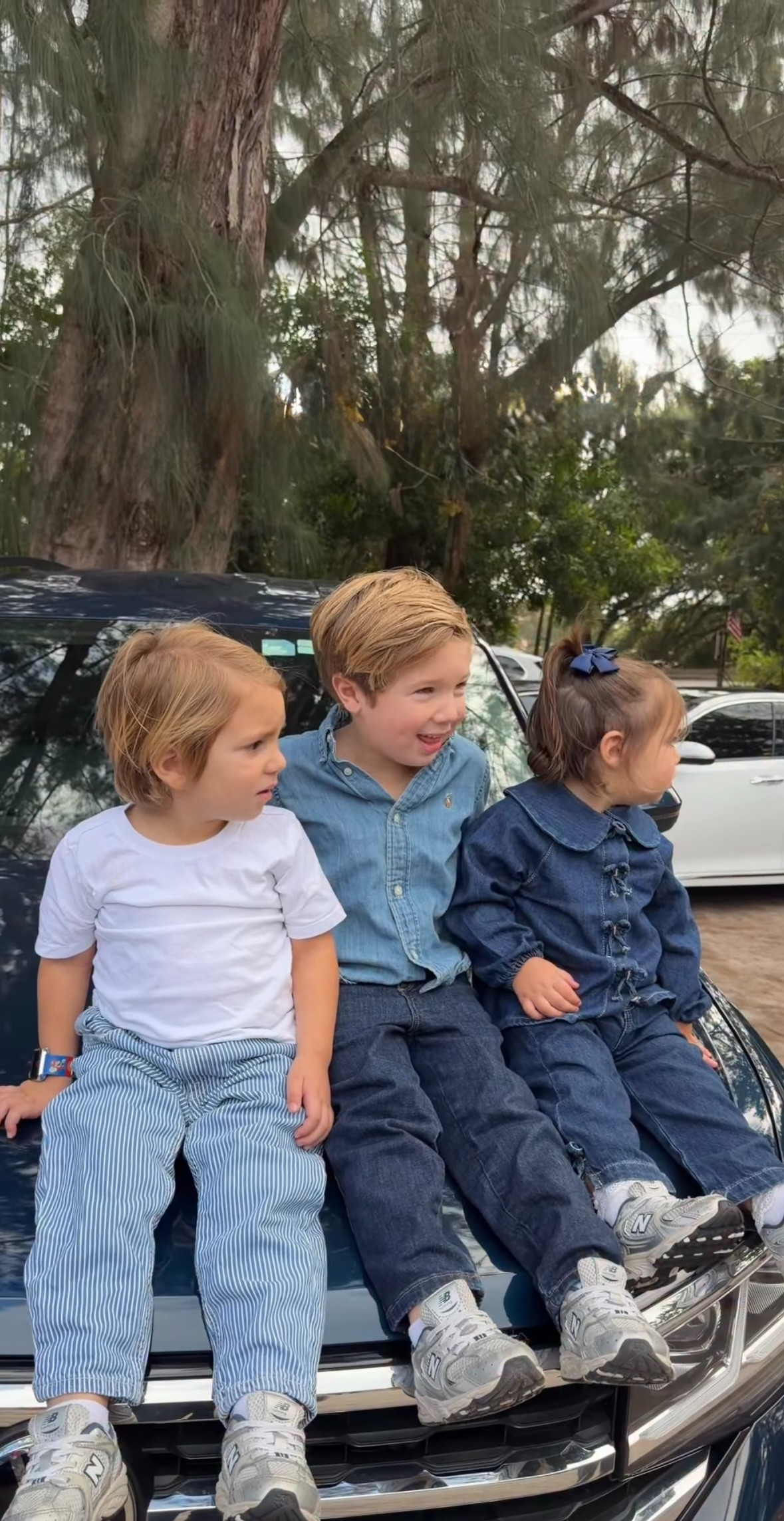 Outfit of the day with the kids 💙 

 #LTKootd #LTKFindsUnder50 #LTKKids