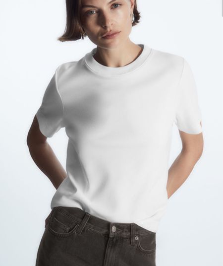 Basic tee, white tee, under $50, cos

#LTKstyletip #LTKfindsunder50