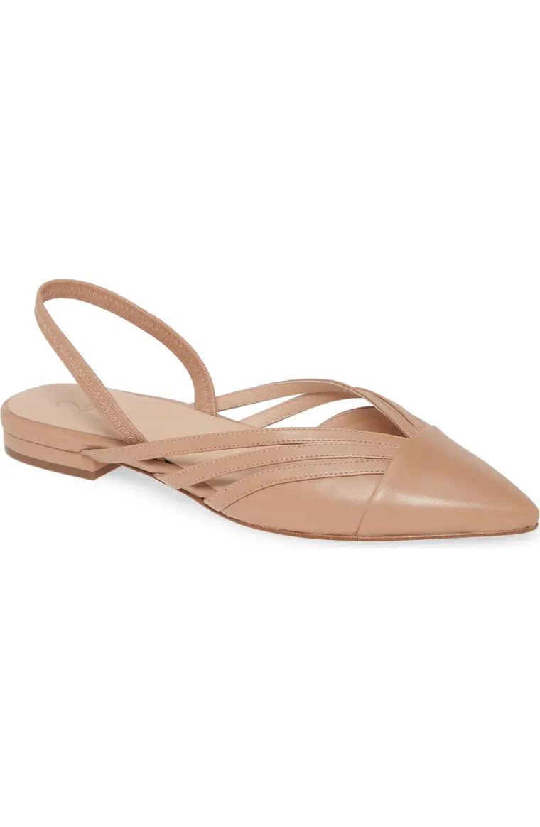 Haylee Slingback Pointed Toe Flat | Nordstrom