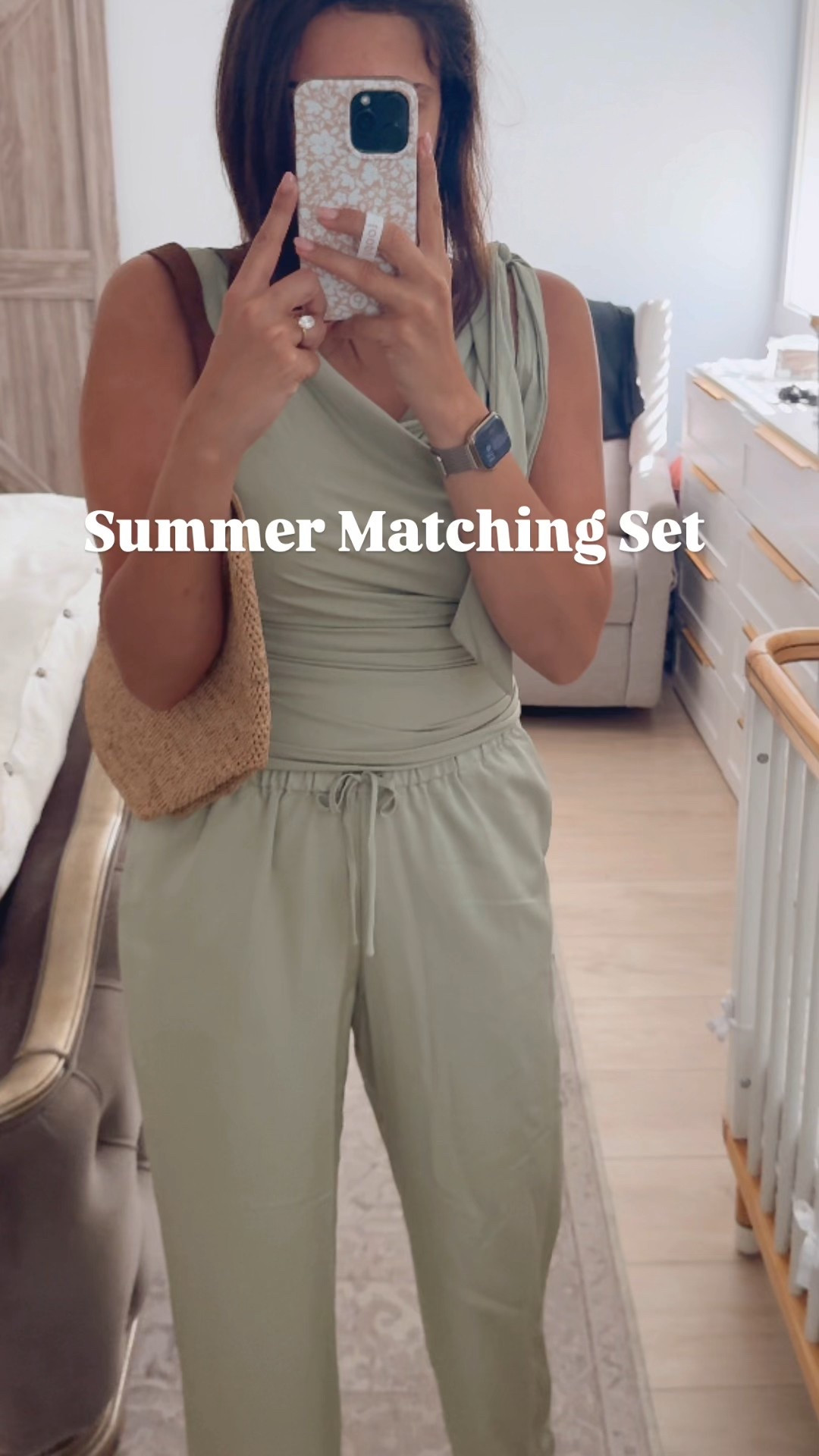 The perfect Sage green Summer matching set! 

#LTKFindsUnder50 #LTKSaleAlert #LTKSummerEdit