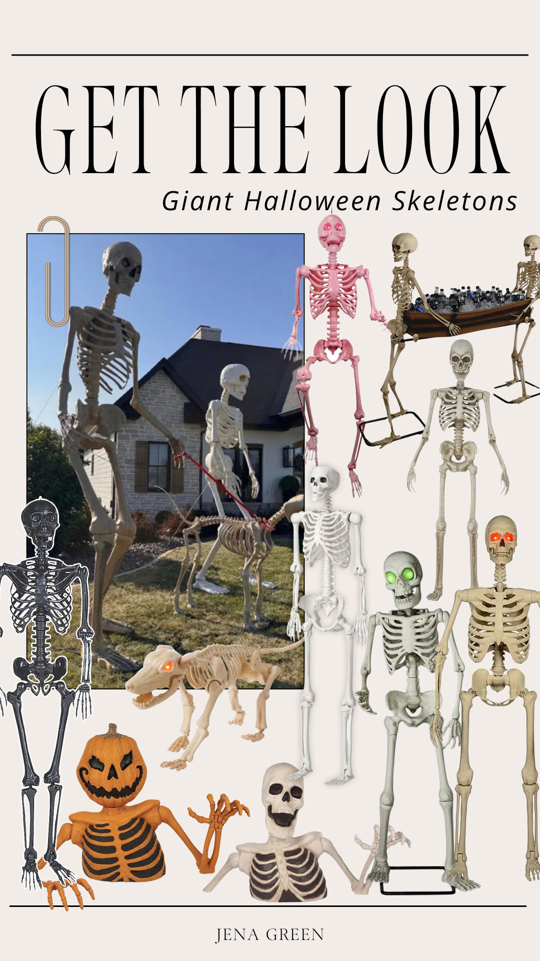 Giant Halloween Skeletons | Yard Skeletons | Halloween Decor | Outdoor Halloween Decor

#LTKSeasonal #LTKHome