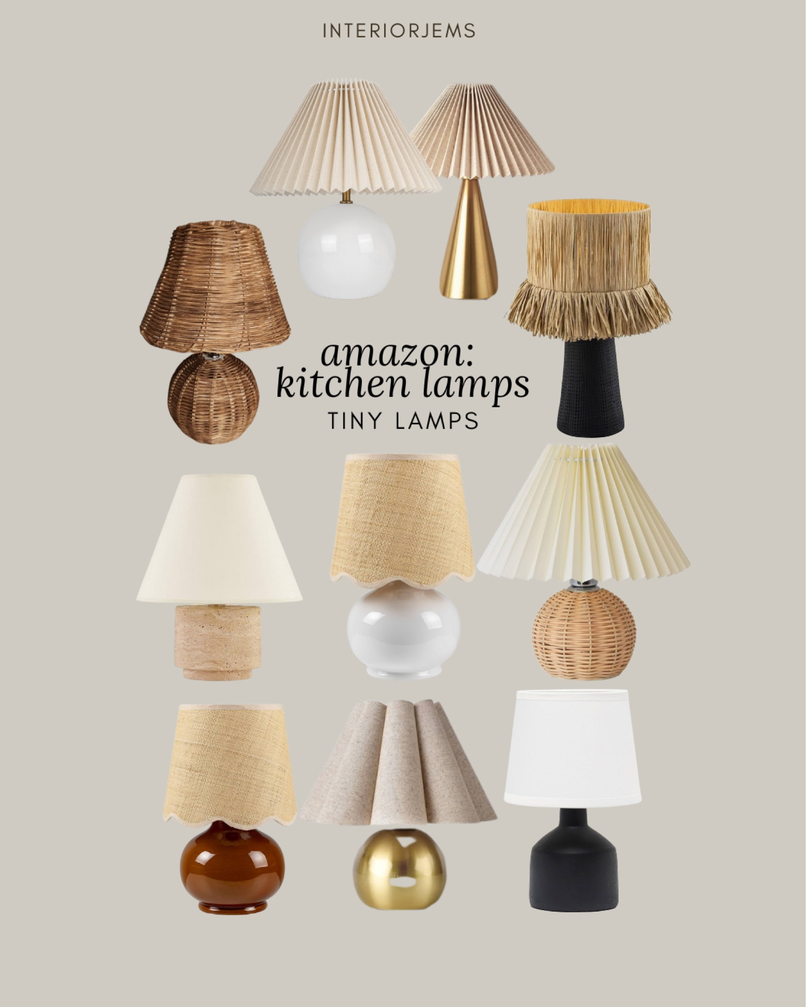 Amazon mini lamps, perfect kitchen, lamp, rattan, table, lamp, scalloped shade lamp, kids bedroom lamp

#LTKHome #LTKStyleTip #LTKSaleAlert
