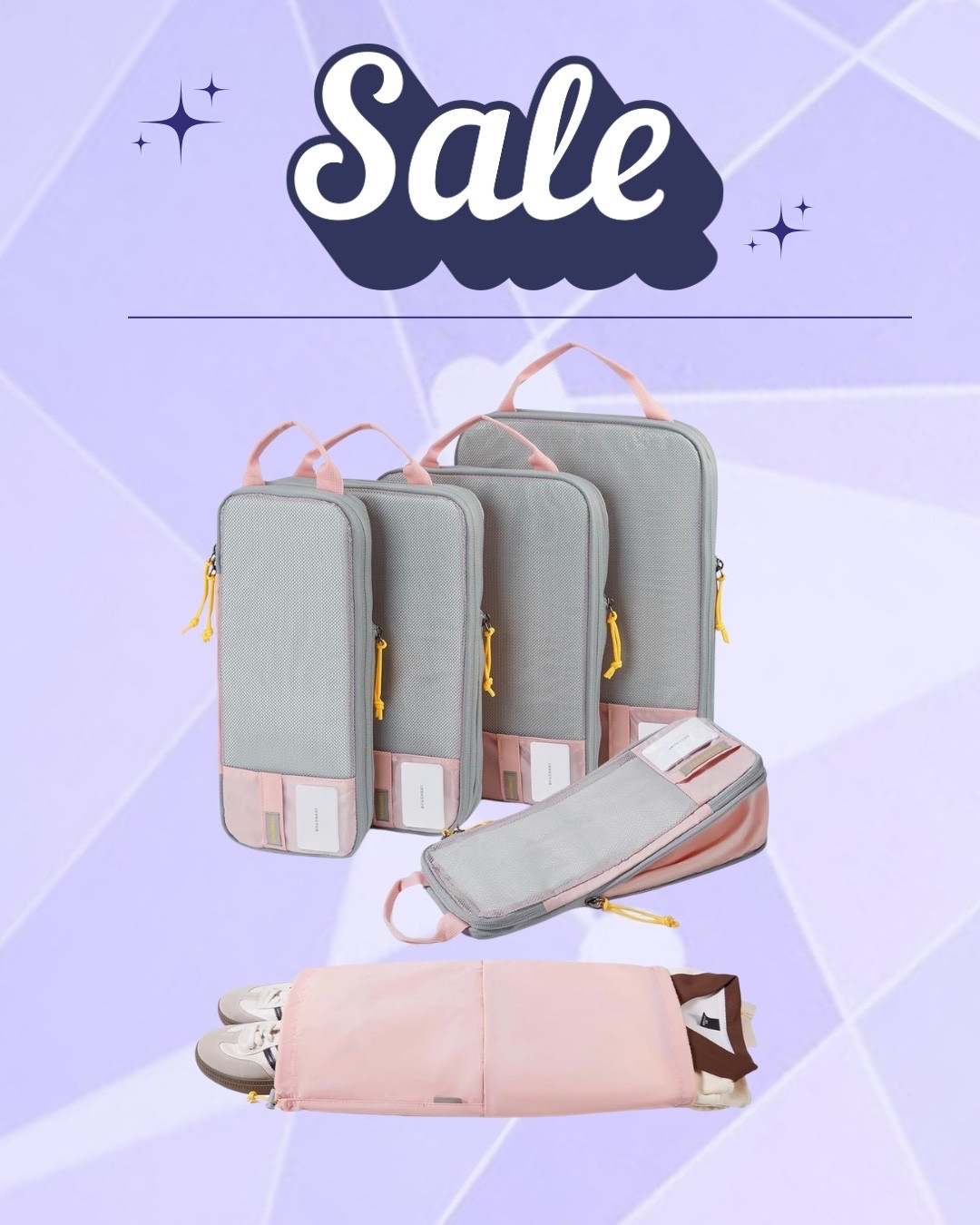 My newest favorite packing bags are on SALE! 

I have them in two colors and honestly will probably be getting more 🤪 they are that good. 

They also are compression packing cubes which is a bonus! 

#packingcubes #travel #bagsmart

#LTKTravel #LTKSaleAlert