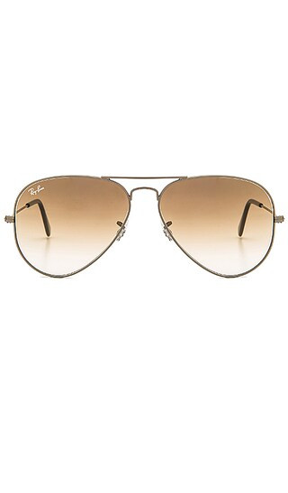 Aviator Gradient in Gunmetal & Crystal Brown Gradient | Revolve Clothing (Global)