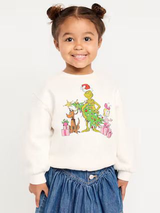 Dr. Seuss™ Grinch Unisex Crew-Neck Sweatshirt for Toddler | Old Navy (US)