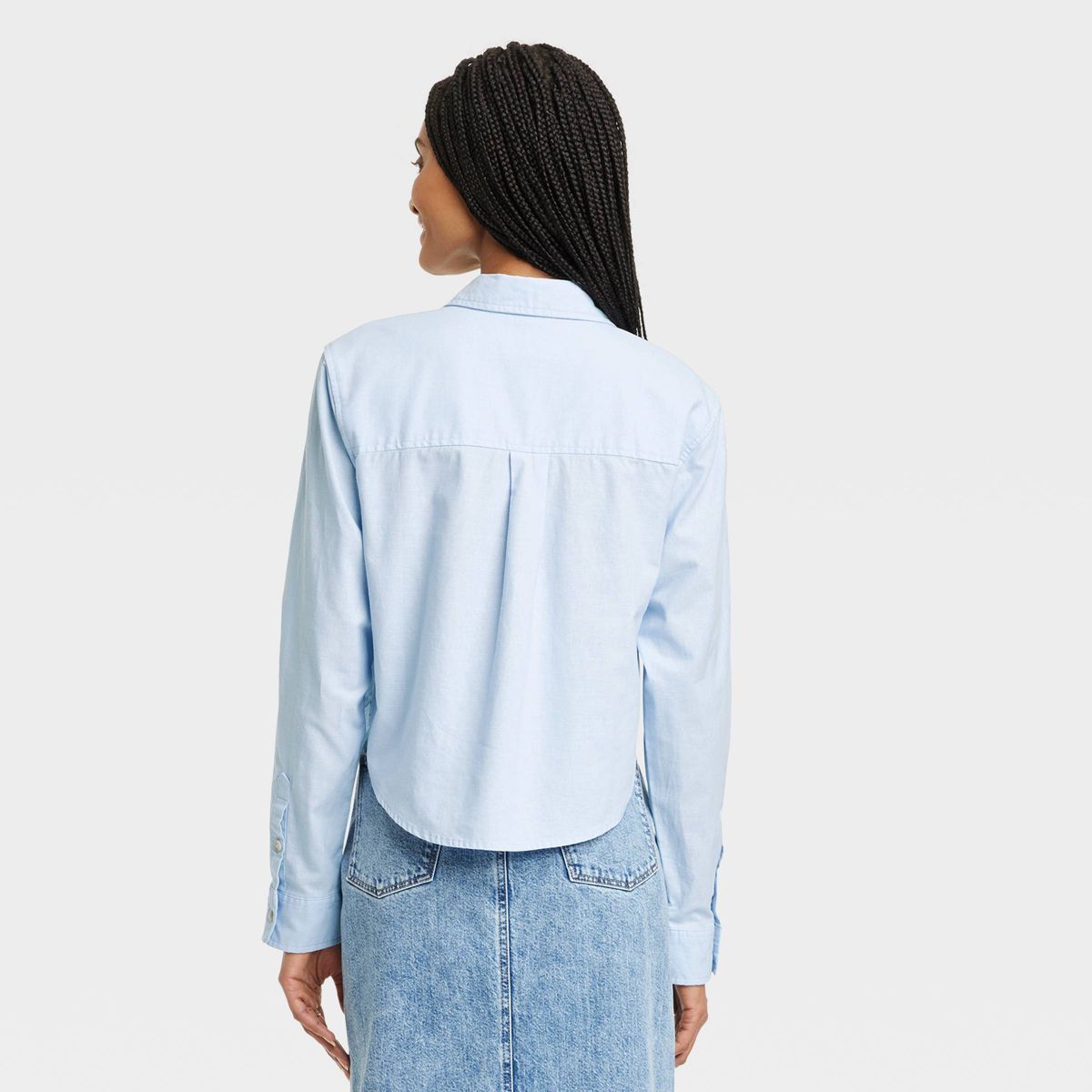 Women's Long Sleeve Collared Button-Down Shirt - Universal Thread™ | Target
