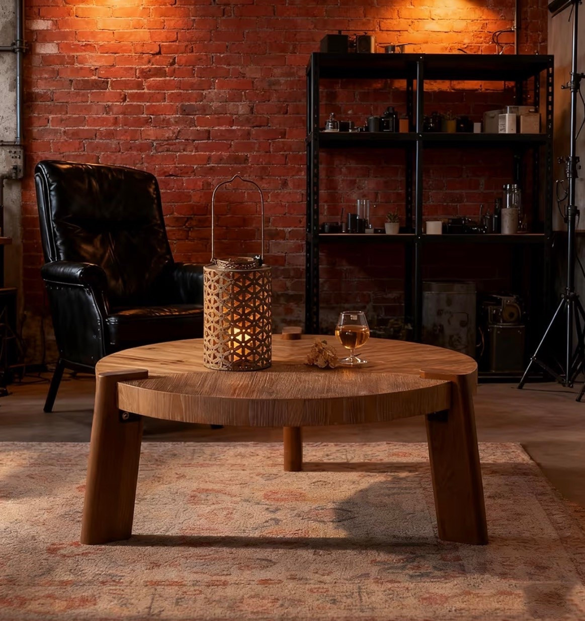 Wood Round Coffee Table for Living Room, Rustic Natural Coffee Table for Apartment, Easy Assembly, Natural Wood

#homefurniture #coffeetable #livingroomfurniture #woodtable 

#LTKHome