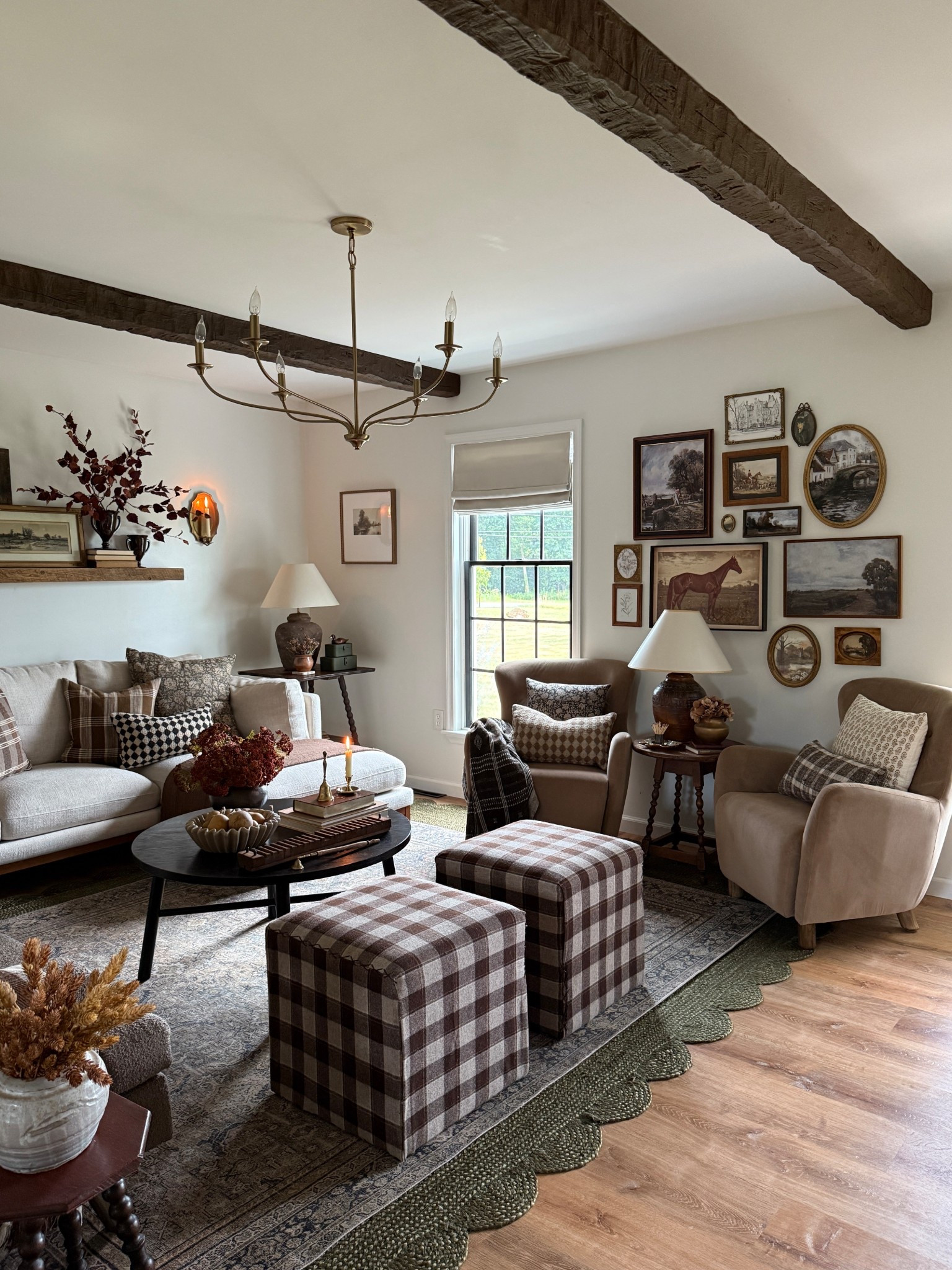 my fall living room is feeling extra cozy with all these great textiles and beautiful stems!

#LTKHome #LTKSeasonal