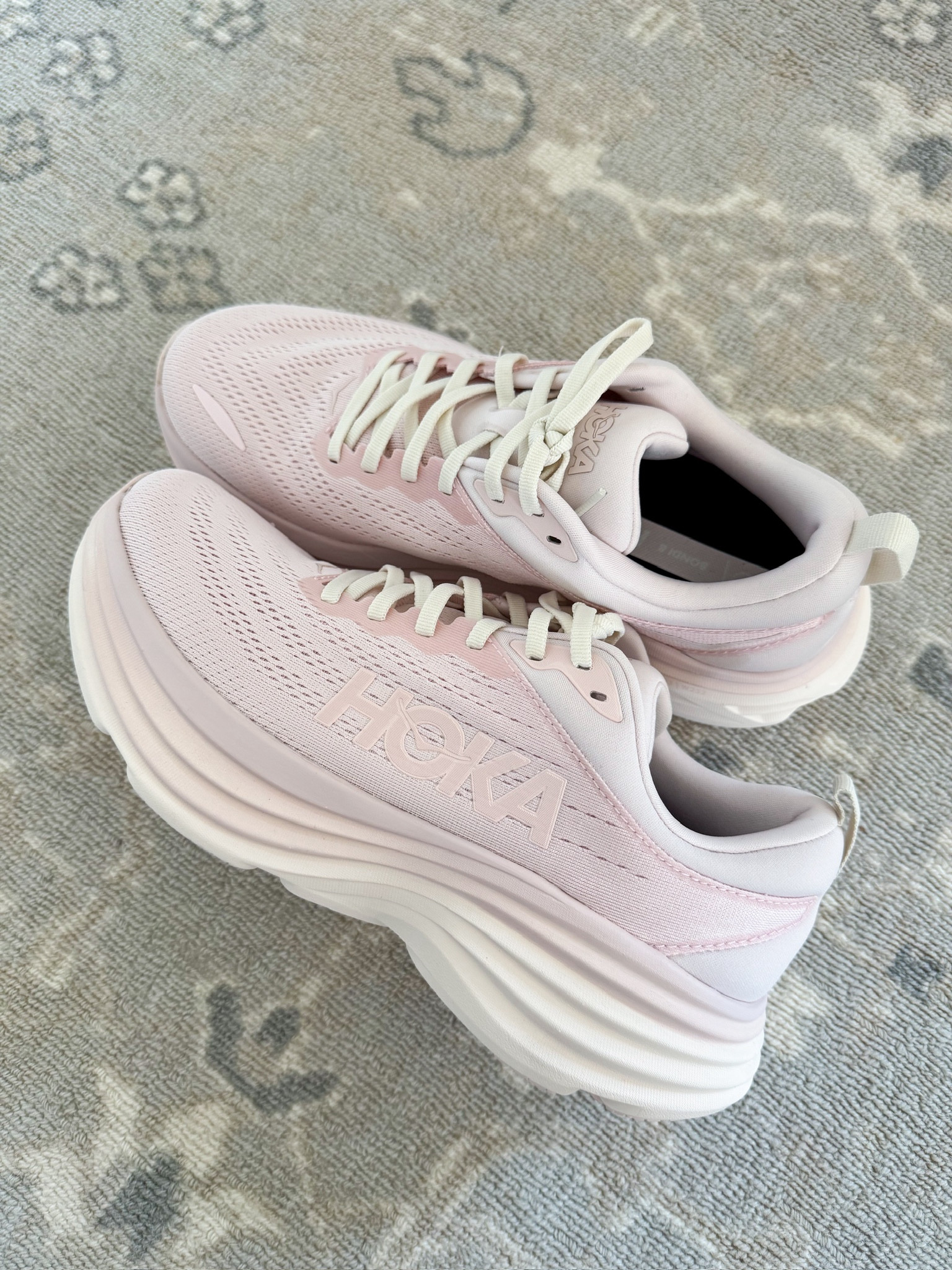 My new sneakers! Hoka is one of my favorite brands and when I saw this baby pink color, I knew I had to have them! Run TTS. Running sneakers // workout shoes // tennis shoes // Hoka running shoes 

#LTKShoeCrush #LTKActive #LTKFitness