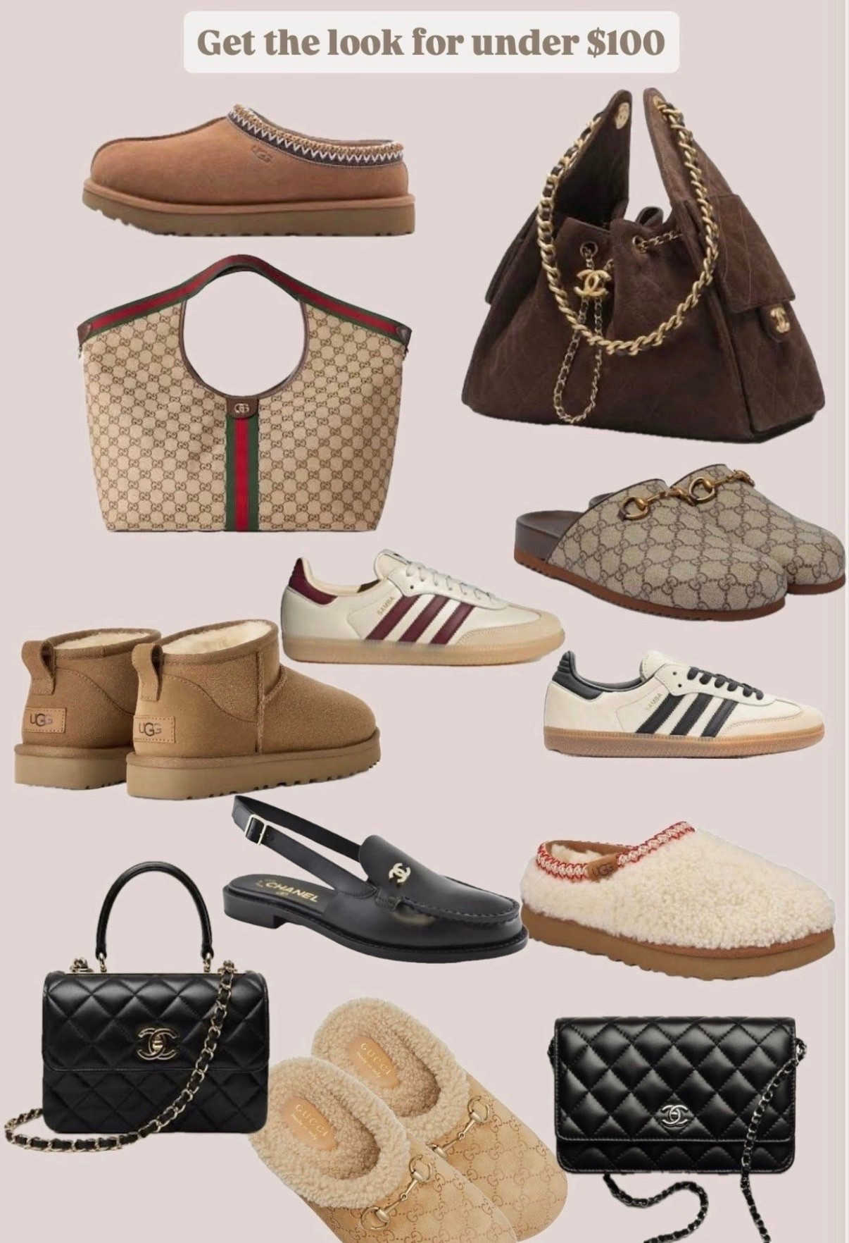Mother’s Day gift ideas under $100
Gift ideas
Under $100
Look for less
Adidas sneakers
Chanel
Uggs