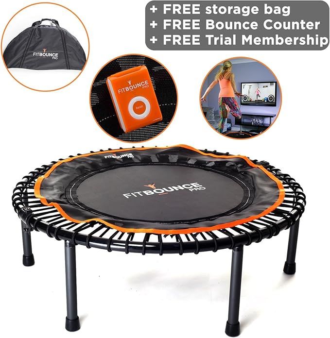 FIT BOUNCE PRO II – Top Seller - Half Foldable Very Quiet Beautifully Engineered Bungee Sprung ... | Amazon (US)