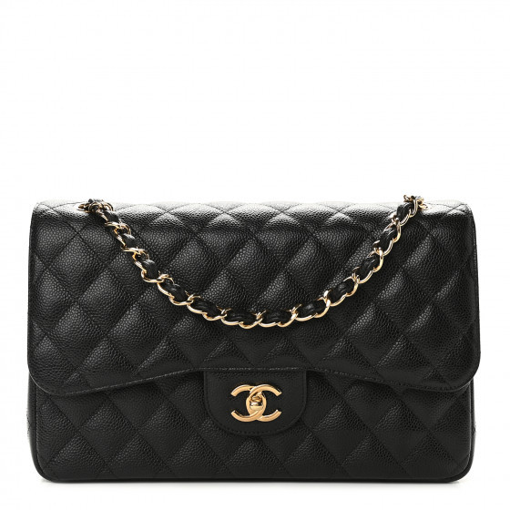 CHANEL

Caviar Quilted Jumbo Double Flap Black | Fashionphile