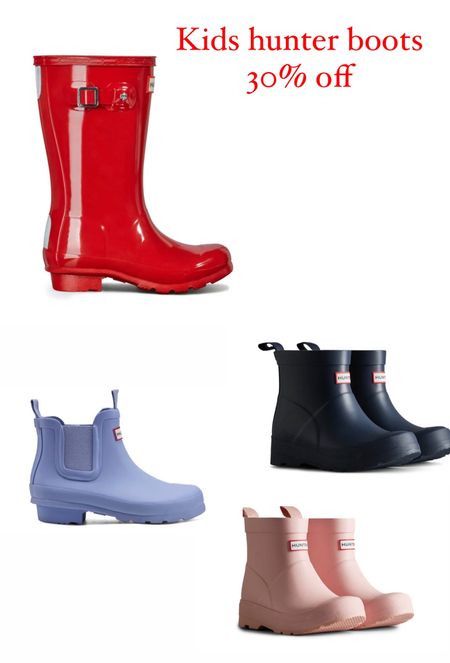 Kids rain boots on sale 
Hunter boots 
Chelsea boots 

#LTKsalealert #LTKkids #LTKshoecrush