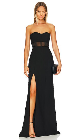 Annalie Gown in Black | Revolve Clothing (Global)