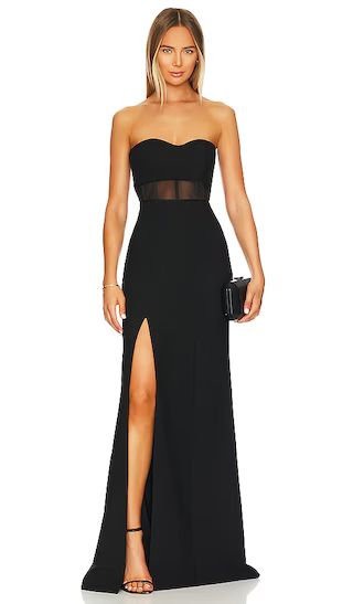 Annalie Gown in Black | Revolve Clothing (Global)