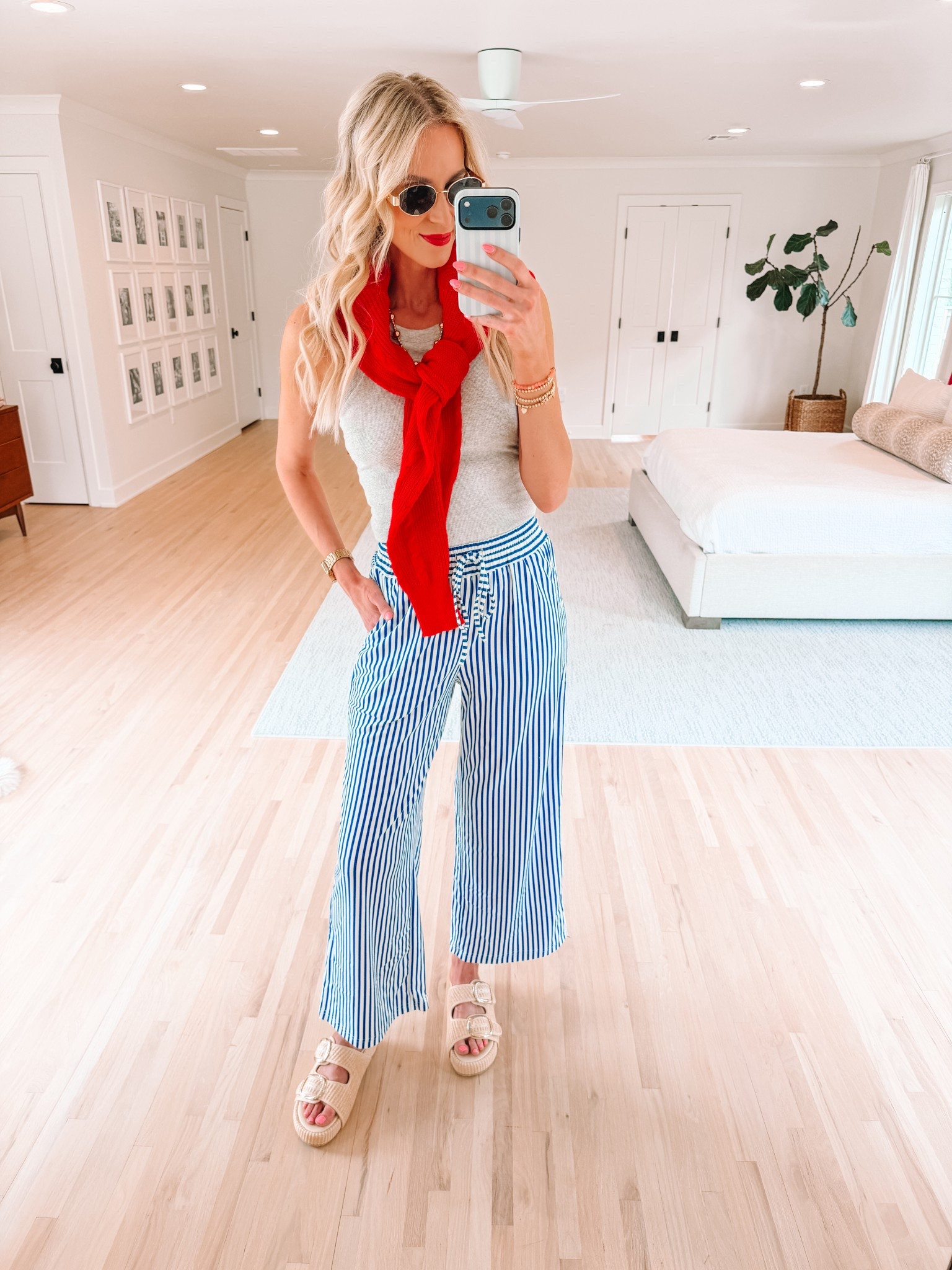 Loving these striped pants for spring and summer!

Amazon / Platform sandals / Classic style / Oval sunglasses

#LTKgrwm #LTKootd
