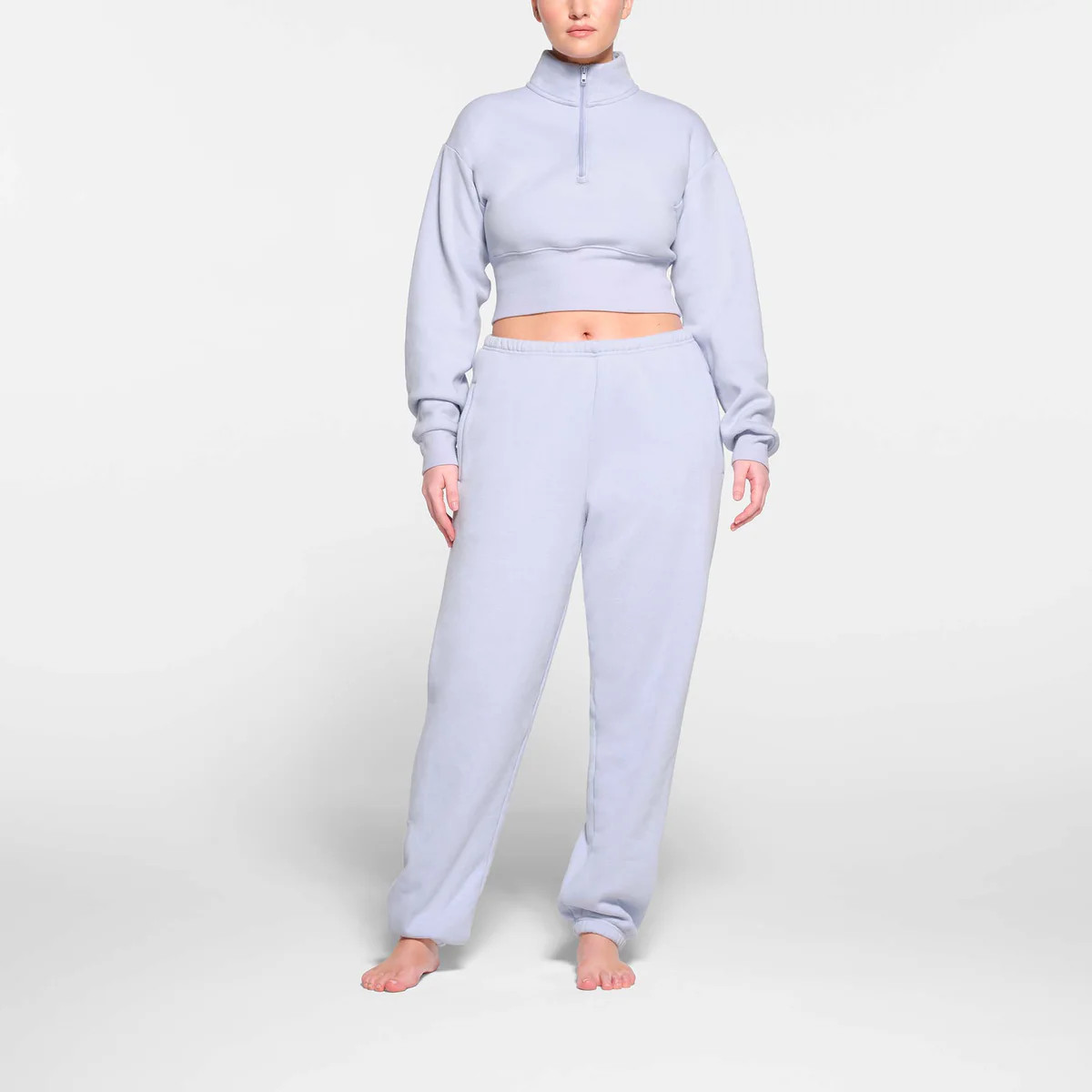 CROPPED HALF ZIP PULLOVER | SKIMS (US)