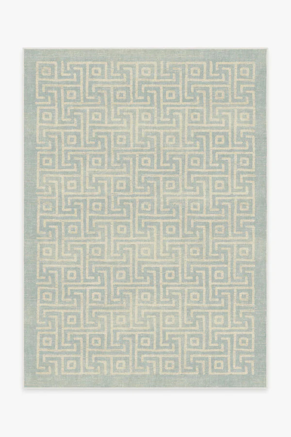 Rove Soft Aqua Tufted Rug | Ruggable